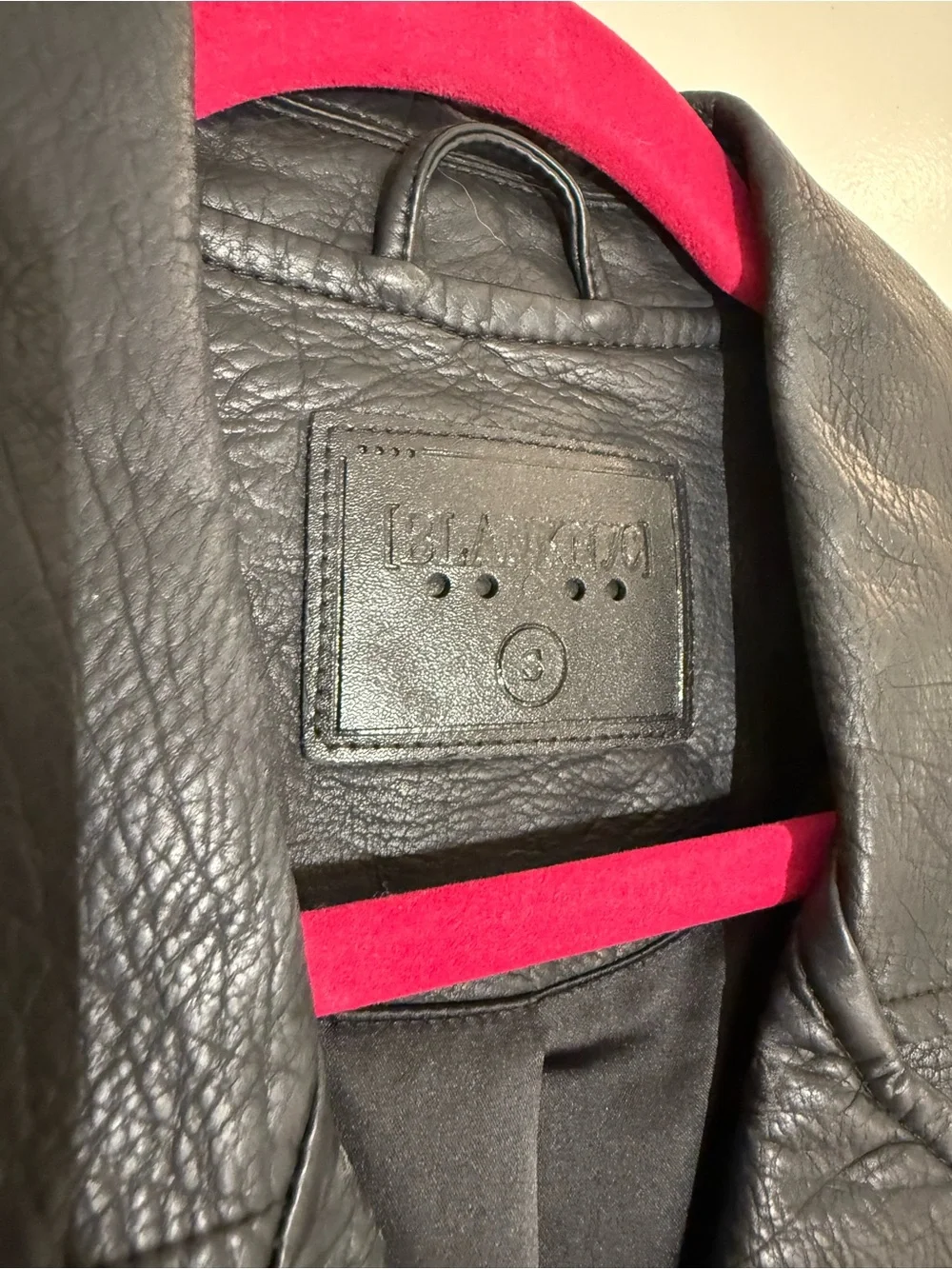 Blank NYC Black Faux Leather Moto Jacket